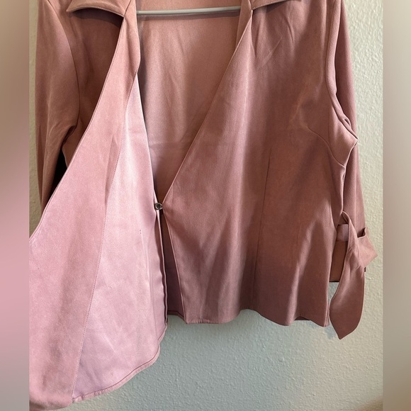 🌟 Pink Sweater with wrap around and tie | Selene Sport | Size L - Picture 7 of 8